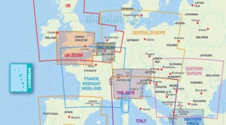 Mapy lotnicze VFR w skali 1:1000000. Edycja 2019