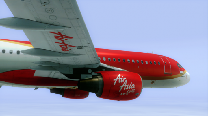 A320 należacy do linii AirAsia