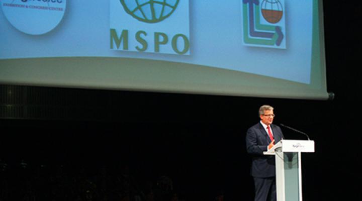 Prezydent RP Bronisław Komorowski otworzył XXI Międzynarodowy Salon Przemysłu Obronnego