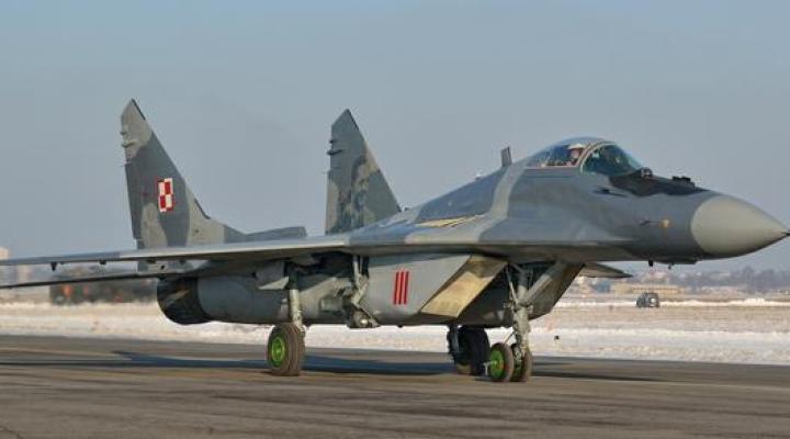 Zmodernizowany MiG-29 o numerze 111 zdj. Roman Nawrocki 