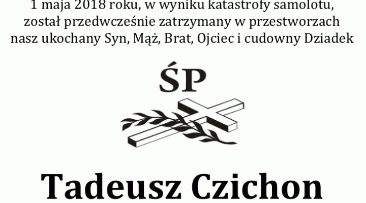 Tadeusz Czichon nekrolog