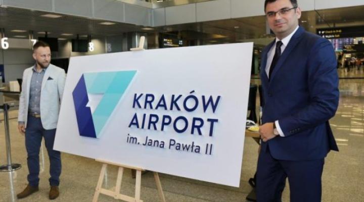Nowe logo Portu Lotniczego Kraków (fot. krakowairport.pl)