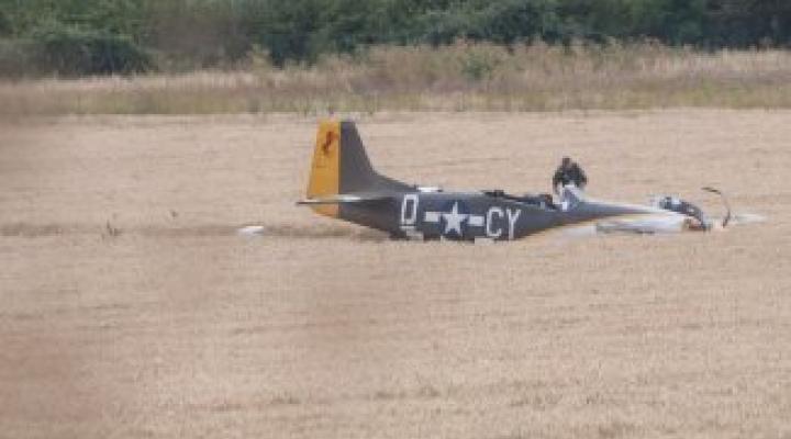 Wypadek samolotu P51D Mustang