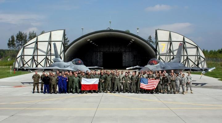 Polskie F-16 w Spangdahlem/ fot. Piotr Bożyk