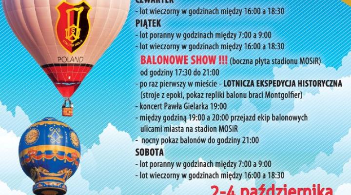 Balonowe Babie Lato 2014 o Puchar Prezydenta Miasta Stalowa Wola