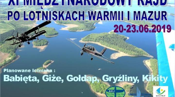 XI Międzynarodowy Rajd po Lotniskach Warmii i Mazur (fot. Aeroklub Krainy Jezior)