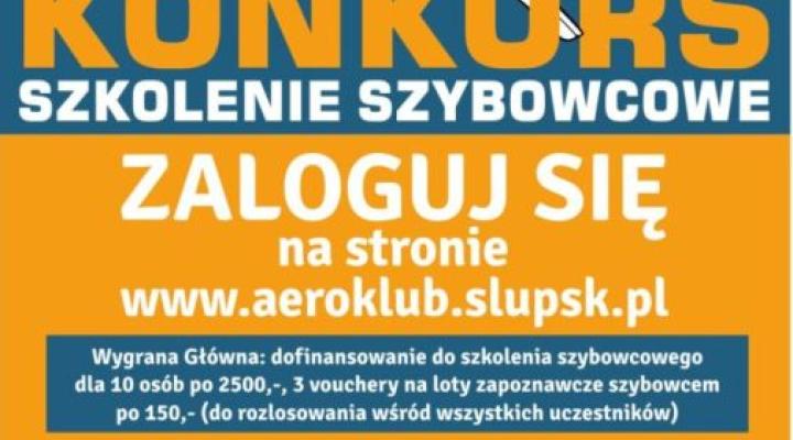 Konkurs „Szkolenie szybowcowe” w Słupsku (fot. Aeroklub Słupski)