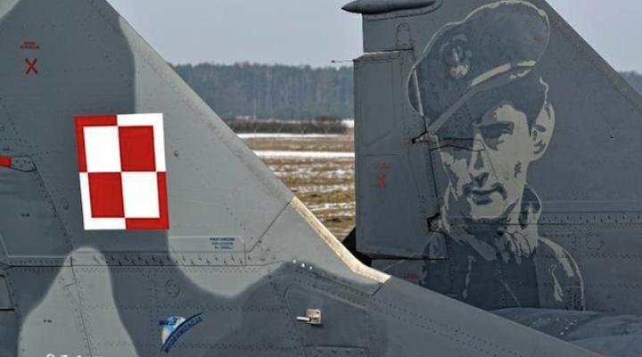 MiG-29 o numerze 114 któremu patronuje kpt. E. Horbaczewski, fot. Roman Nawrocki 