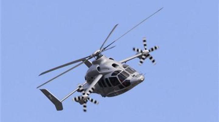 Egzemplarz demonstracyjny hybrydowego śmigłowca X3 firmy Eurocopter