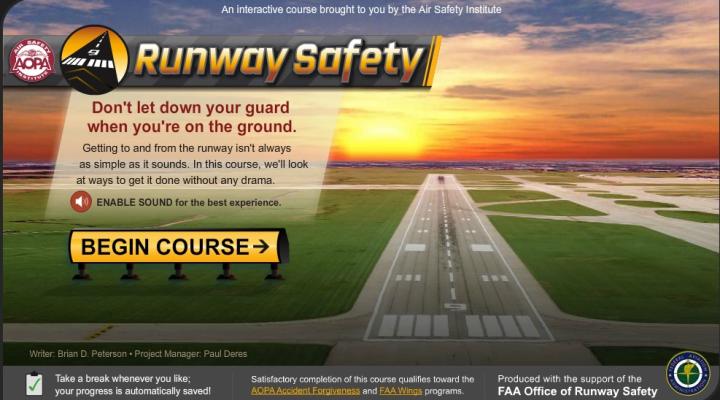 Kurs AOPA Runway Safety