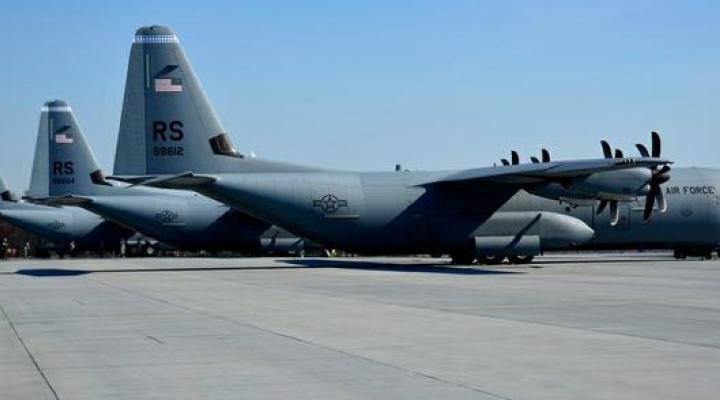 C-130J 37 eskadry lotniczej USAF, fot. kpt. Włodzimierz Baran 
