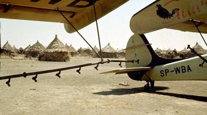 Polskie skrzydła nad Sudanem, fot. Lesław Karst