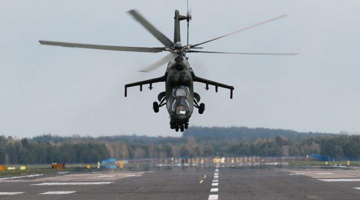 Mi-24 na lotnisku w Siemirowicach