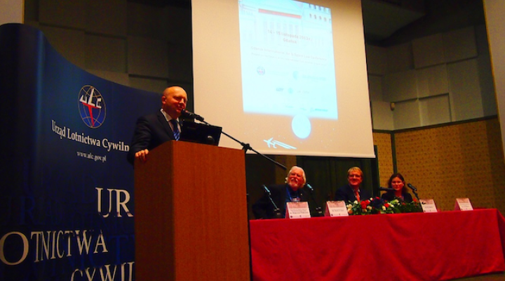 Piotr Ołowski podczas konferencji “Gdansk International Air & Space Law Conference (...)"