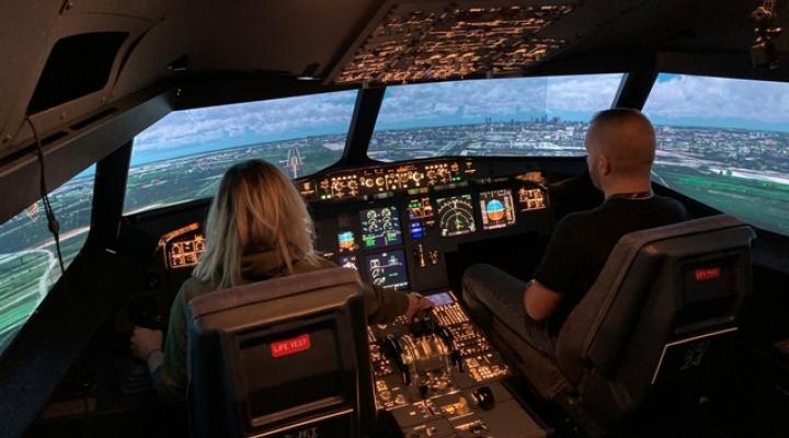 Pierwsze Ogólnopolskie Wirtualne Zawody na celność lądowania samolotem A320 (fot. JetZone24)