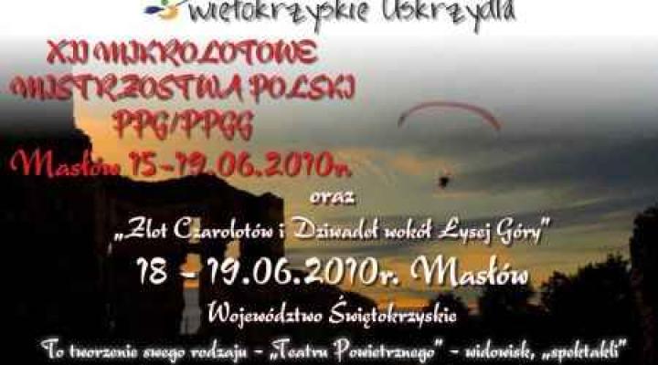 XII Mistrzostwa Polski Motoparalotni w Masłowie/ Zlot Czarolotów i Dziwadeł wokół Łysej Góry