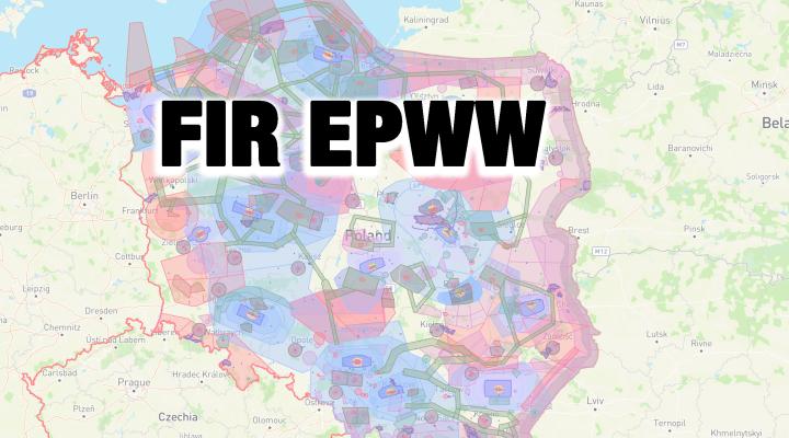 FIR EPWW mapa lotnicza (żródło dlapilota/GREY)
