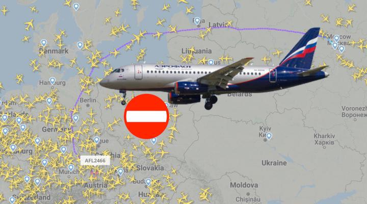 Zakaz wlotu rosyjskim statkom powietrznym w FIR EPWW