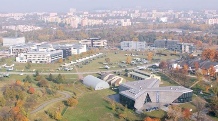 Muzeum Lotnictwa Polskiego w Krakowie - widok z góry (fot. Muzeum Lotnictwa Polskiego)