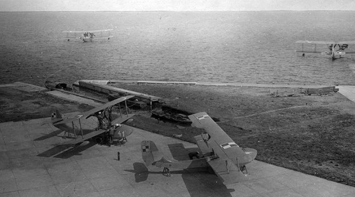 Hydroplany Morskiego Dywizjonu Lotniczego w Pucku, 1928 r. (fot. NAC)
