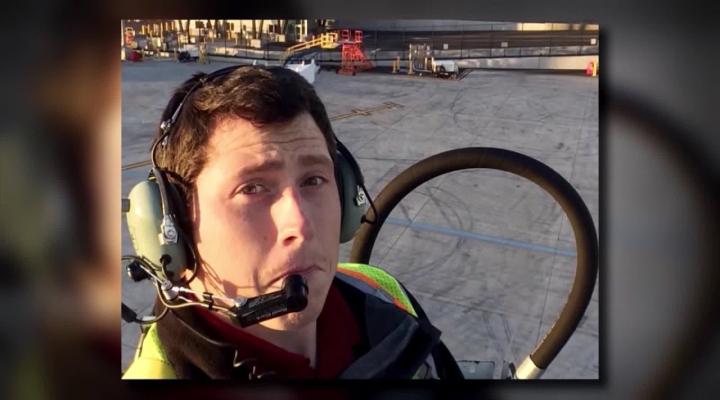 Richard Russell, który ukradł samolot Horizon Air Q400 (fot. kadr z filmu na youtube.com)