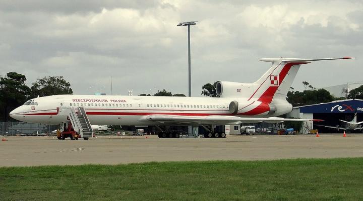 Tu-154 (101) na lotnisku w Sydney
