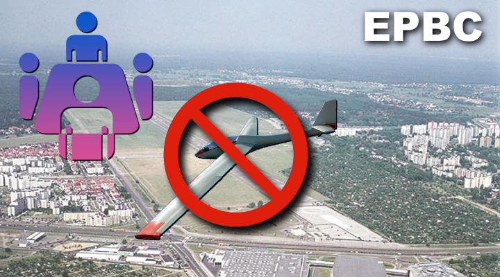 Zakaz lotów szybowcowych na EPBC