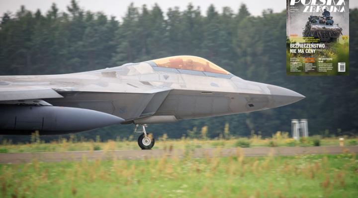 O samolocie F-22 Raptor w Polsce Zbrojnej (fot. Michał Niwicz)