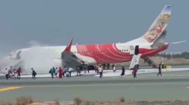 Pożar B738 Air India
