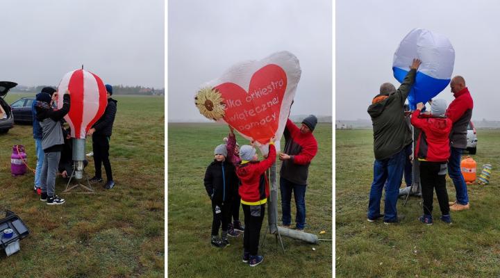 Mistrzostwa Polski Modeli Balonów na Ogrzane Powietrze w konkurencji F7A/M na lotnisku Aeroklubu Włocławskiego w Kruszynie (fot. Ilona Skórzewska)