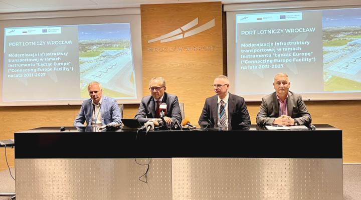 Prezentacja projektu rozbudowy wrocławskiego lotniska (fot. Port Lotniczy Wrocław)