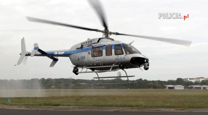 Bell 407GXi należący do Policji - start (fot. policja pl)