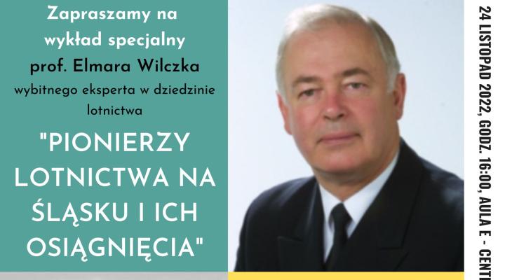 "Pionierzy lotnictwa na Śląsku i ich osiągnięcia" - wykład prof. Elmara Wilczka (fot. Grupa Delta Trans)