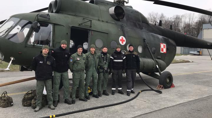 Akcja Grupy Poszukiwawczo Ratowniczej 3. Skrzydła Lotnictwa Transportowego z Krakowa
