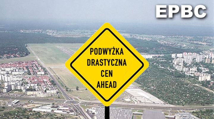 EPBC nowy cennik 2023 - drastycznie podniesione opłaty lotniskowe