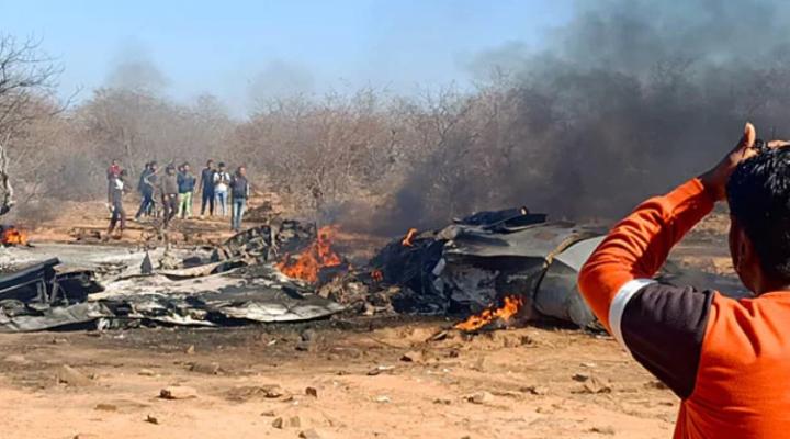Katastrofa myśliwców Indian Air Force, fot. NDTV