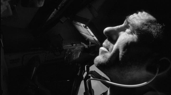 Walter Cunningham - astronauta NASA, pilot modułu księżycowego Apollo 7, podczas misji Apollo 7 (fot. NASA)
