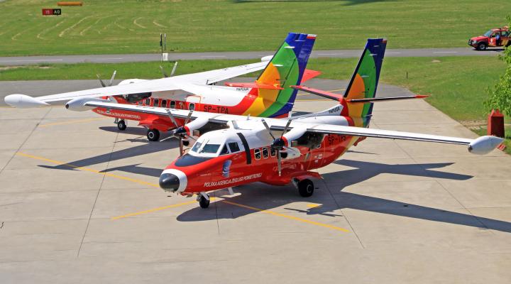 LET L-410 Turbolet Papuga (SP-TPA) i (SP-TPB) (fot. Paweł Witeska, PAŻP)