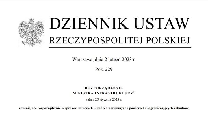 Rozporządzenie Ministra Infrastruktury z 25.01.2023
