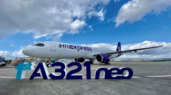 Linia HK Express otrzymała pierwszy samolot A321neo (fot. Airbus)