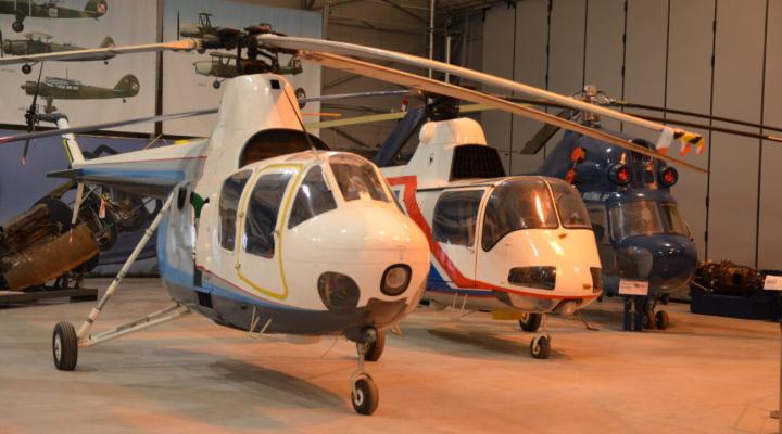 Śmigłowce SM-1 i SM-2 w Muzeum Sił Powietrznych w Dęblinie (fot. Muzeum Sił Powietrznych)