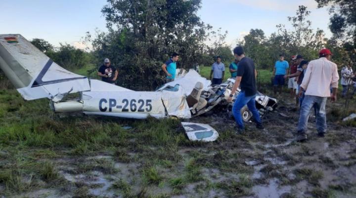 Katastrofa Cessny 206 w Boliwii, fot. deultimominuto