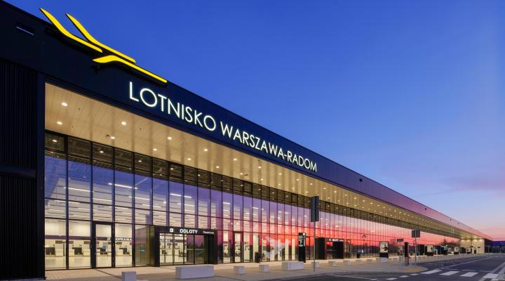 Port Lotniczy Warszawa-Radom - terminal (fot. Polskie Porty Lotnicze)