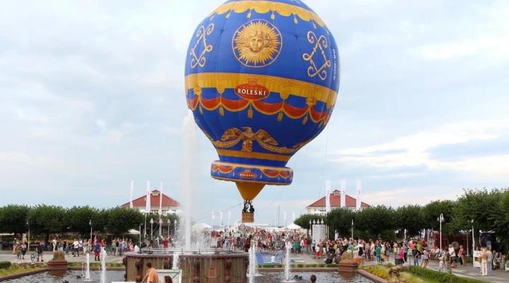 Balon historyczny - replika konstrukcji braci Montgolfier (fot. Urząd Miasta Kielce)