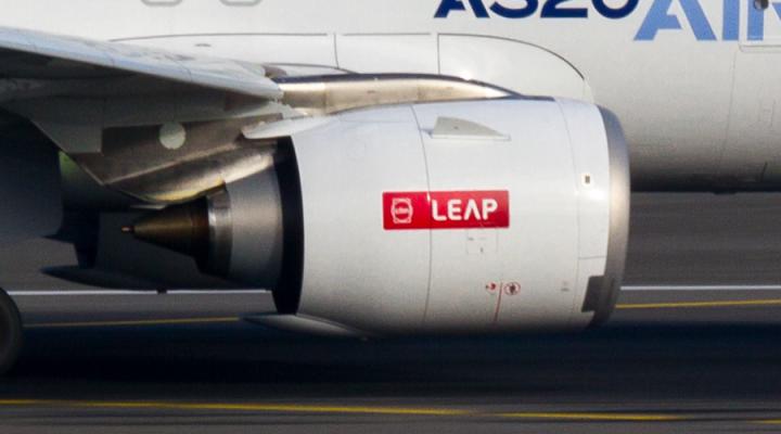 LEAP-1A zainstalowany na skrzydle samolotu A320neo (fot. Gyrostat, CC BY-SA 4.0, Wikimedia Commons)
