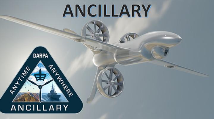 ANCILLARY - projekt opracowania bezzałogowego systemu powietrznego (VTOL) X-Plane (fot. DARPA)