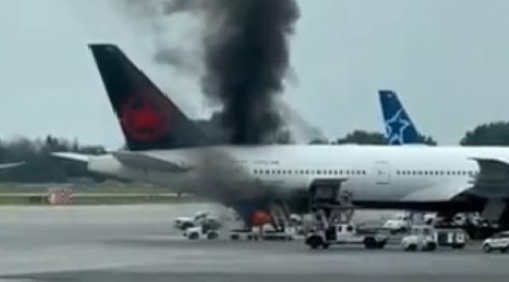 Incydent z B773 Air Canada na lotnisku w Montrealu