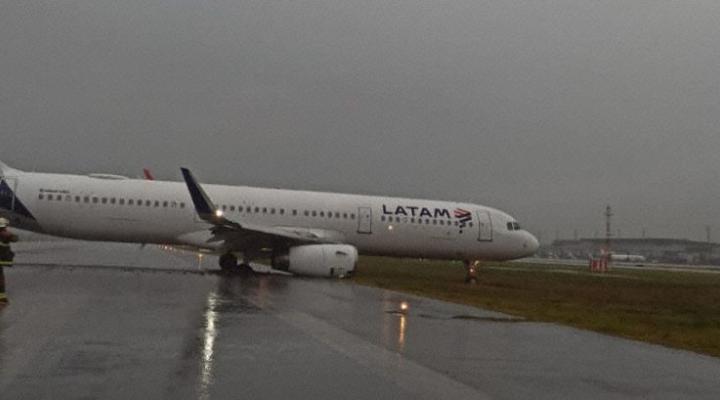 Wypadek A321 LATAM w Brazylii, fot. avherald