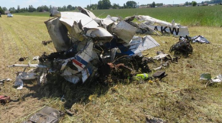 Wypadek Cessny 152 SP-AKW