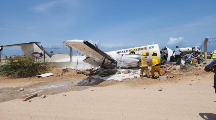 Wypadek EMB-120 Halla Airlines, fot.kaabtv